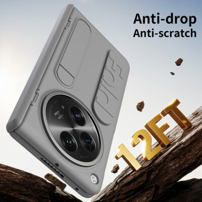 For OnePlus Fold Hinge Protective Wristband Case with Screen Protector Kickstand