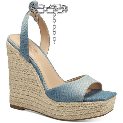

Thalia Sodi Женские Синие Джинсовые Эспадрильи Caden 7.5 Medium (B,M) BHFO 5545, Denim ombre fabric