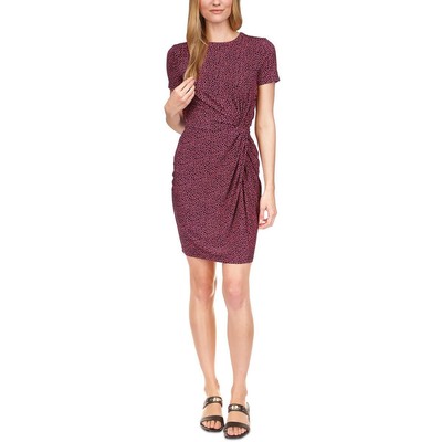 Женское розовое мини-платье длиной выше колена с принтом MICHAEL Michael Kors M BHFO 2176