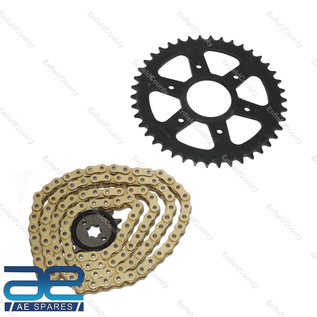 Chain & Sprocket Kit 6 Hole 8mm Fits For KTM Duke 200 Motorcycles 