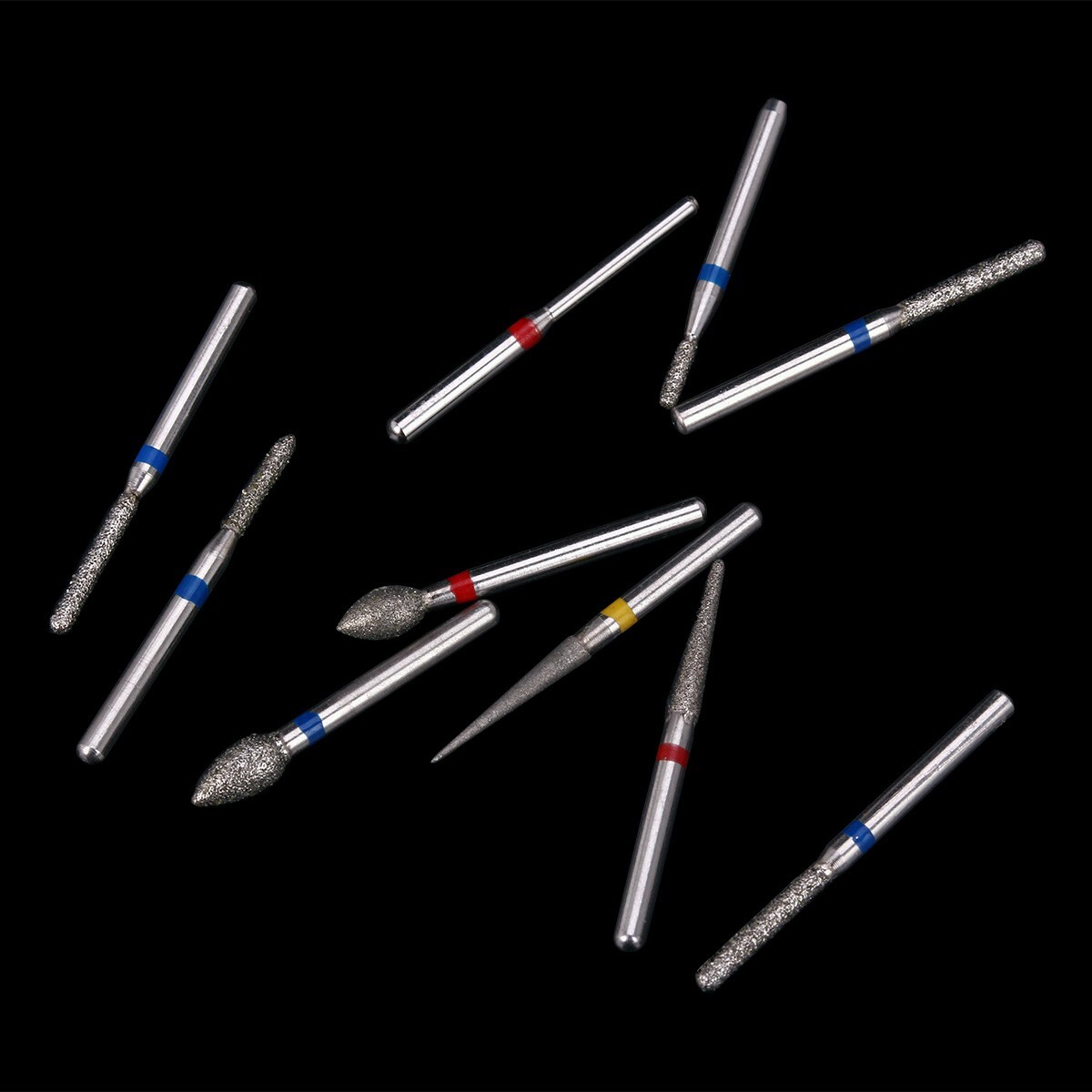 10pcs Dental FG Crown Preparation Diamond Burs Anterior Teeth Drills Kit FG-112