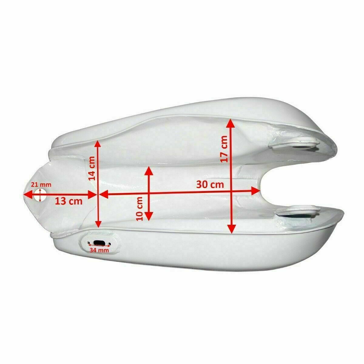 Fits for Yamaha XT TT 500 Aluminum Fuel Gas Petrol Tank 1N51977 