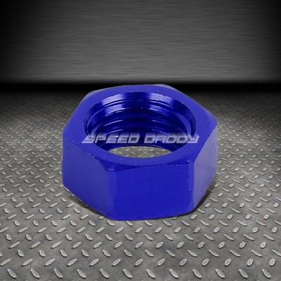 3AN AN-3 3/8-24 ТОПЛИВНАЯ ПЕРЕГОРОДКА С СИНЕЙ АЛЮМИНИЕВОЙ ОТДЕЛКОЙ, ГАЙКА ДЛЯ УПЛОТНЕНИЯ И СТОПОРНОГО ФИТИНГА