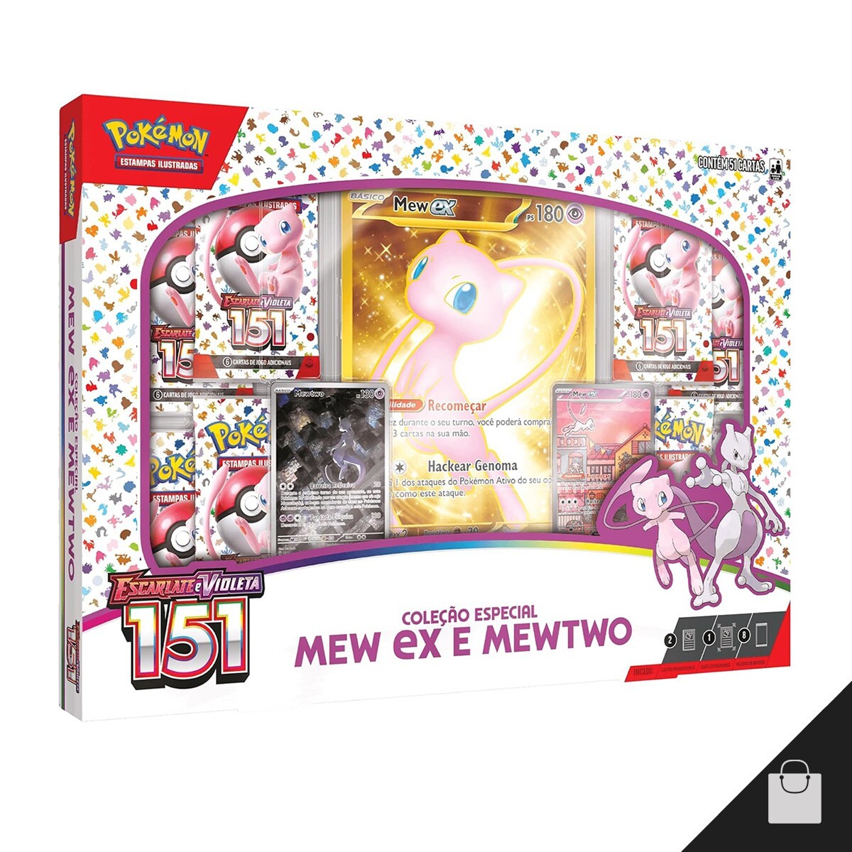 ポケモン151 UPCプロモセットMew Mew two Pokemon Mew Ex & Mewtwo Box Set Scarlet & Violet 151 Giant
