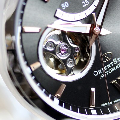 Pre-owned Orient Star Rk-at0007n Black Mechanical Automatic Skeleton Mens Watch In Box