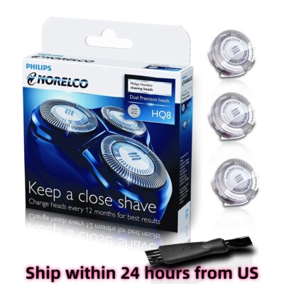 HQ8 Replacement Heads Compatible with Philips Norelco Shavers, HQ8 Heads New Upg