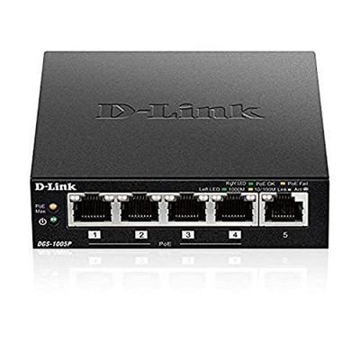 D-Link SWITCH 5PORTS GIGABIT Gigabit PoE 5 Porte