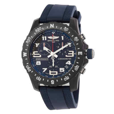 Pre-owned Breitling Endurance Chronograph Quartz Black Dial Men's Watch X82310d51b1s2