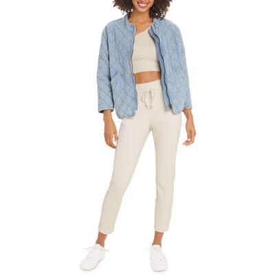 

Splendid Womens Willa Легкое стеганое пальто для холодной погоды Верхняя одежда BHFO 1554, Шамбре, Willa