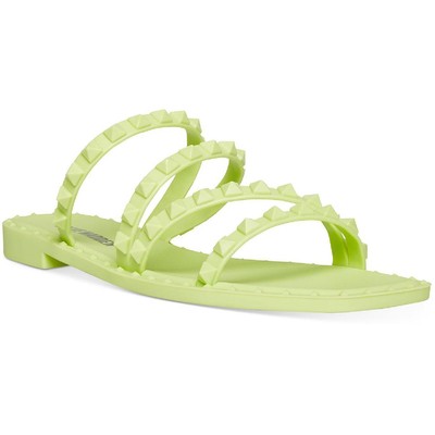 Steve Madden/ женские босоножки-слайдеры Skyler J с квадратным носком и заклепками; BHFO 2321