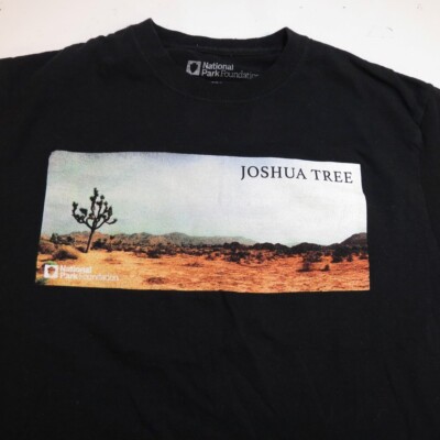 JOSHUA TREE FOREST NATIONAL PARK camping hiking nature art T SHIRT Sz M
