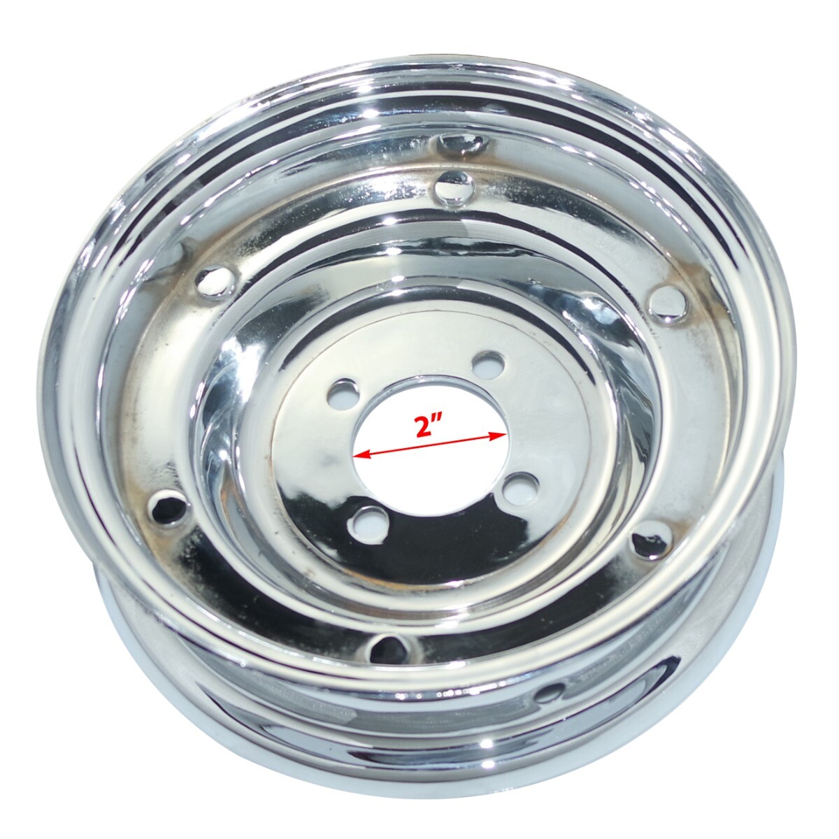 Vespa Wheel Rim Chrome Plated  8'' X 3.5" VBB VLB VNB VNA Model  