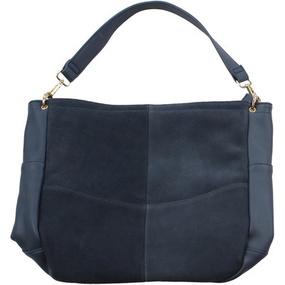 

Женское синее замшевое портмоне Masseys Ava через плечо Hobo Handbag  BHFO 7500, Ava