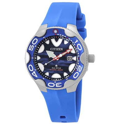 Pre-owned Citizen Promaster Eco-drive Blue Dial Men's Watch Bn0238-02l