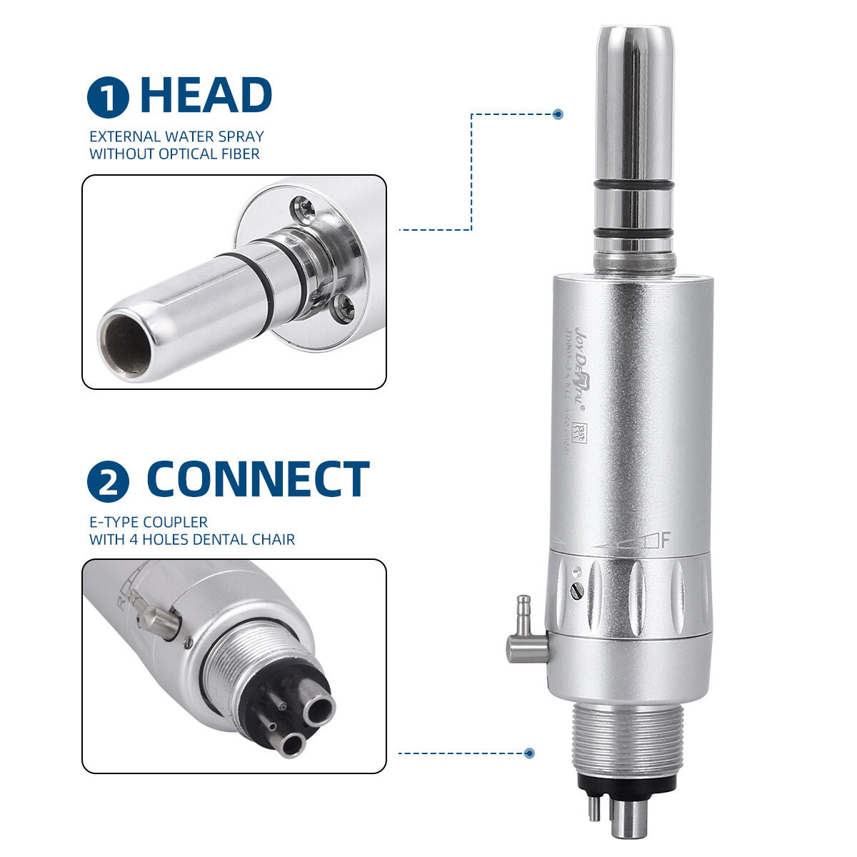 Dental Mobile Delivery Unit Air Compressor Suction System / Handpiece Kit 4Hole