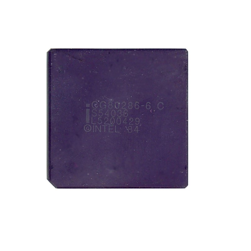 Processeur RÃ©Tro Cpu Intel Cg80286-6 C 6mhz Cpga-68 S54036