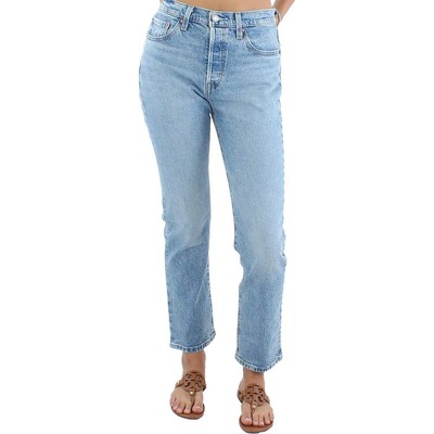 Женские синие джинсовые брюки Levis до щиколоток, прямые джинсы 31/30 30 BHFO 9011