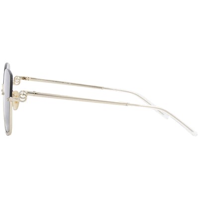 Pre-owned Gucci Brown Square Ladies Sunglasses Gg1279s 002 54 Gg1279s 002 54