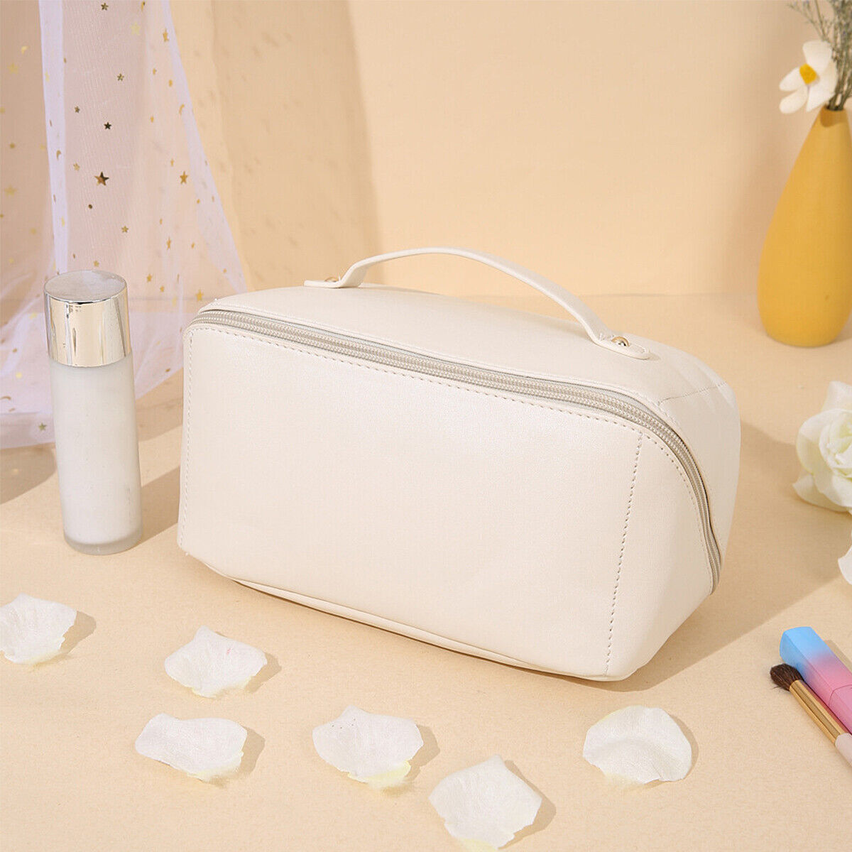 Makeup Case Large Capacity Travel Cosmetic Bag Storage Suitcase Organizer Box