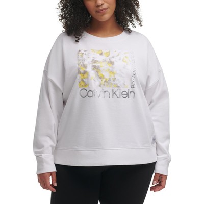 

Женская толстовка с капюшоном и логотипом Calvin Klein Performance Plus BHFO 4816