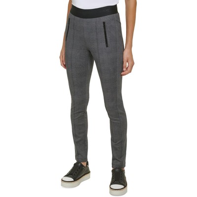 Karl Lagerfeld Paris Womens B/W Houndstooth Skinny Pants Trousers M BHFO 6883