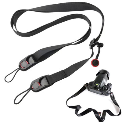 New Quick Rapid Single Shoulder Sling Strap Belt Cannon DSLR SLR Camera