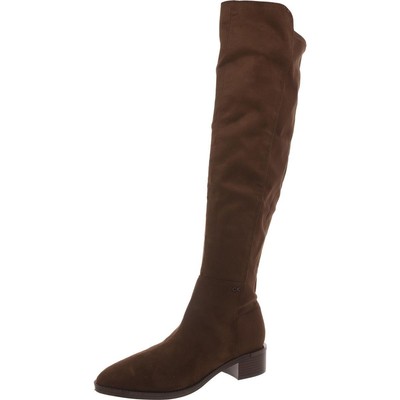 Женские сапоги выше колена Calvin Klein Deedee коричневого цвета 9,5 см (B,M) BHFO 3454