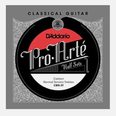 D'Addario CBN-3T Pro-Arte Carbon Classical Guitar Half Set Normal Tension