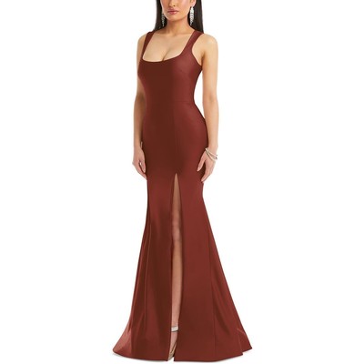 Cynthia & Sahar Womens Red Satin Mermaid Formal Evening Dress Gown XL BHFO 4206