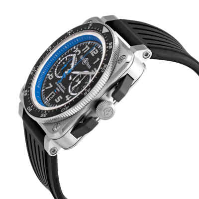 Pre-owned Bell And Ross Br 03-94 Chronograph Automatic Black Dial Men's Watch