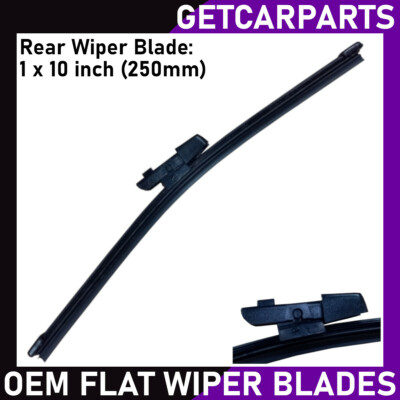 Volkswagen Scirocco 2008 - 2018 Rear Wiper Blade 10'' 250mm Exact Fit OEM