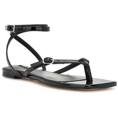 Женские сандалии-гладиаторы Nine West NELSON3 черного цвета, размер 6,5 (B,M), BHFO 4453