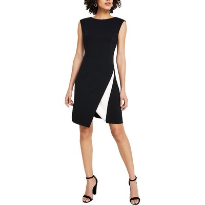 Женская черная рабочая одежда DKNY длиной выше колена с юбкой-футляром в складку 2 BHFO 0270