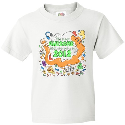 Inktastic The Most Awesome Kids Are Born In 2012 Youth T-Shirt Birthdays Year 8
