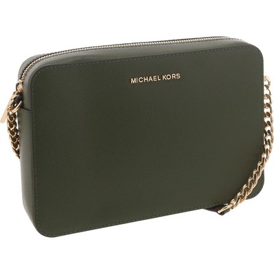 Женская сумка MICHAEL Michael Kors Jet Set Travel Green через плечо Маленькая 8673