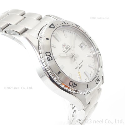 Pre-owned Orient Mako Rn-ac0q03s, Sports Automatic Watch, White Dial, Free Ship Fast Ship