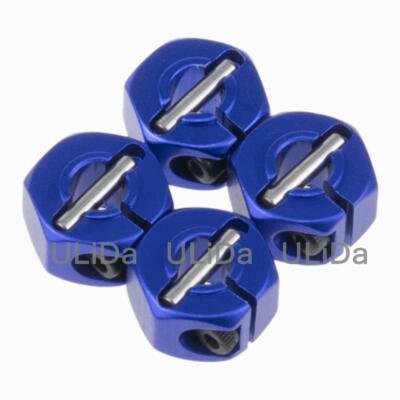 Aluminum 12mm Wheel Hex Adapter & PIN 5MM Thickness For Rc Car 1/10 Tamiya HSP
