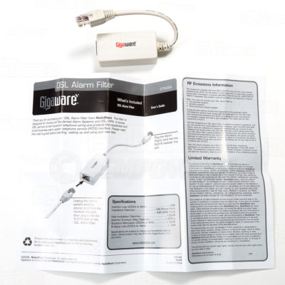 Alarm Panel Security System DSL Filter RJ31X RJ38X For GE Honeywell Ademco ADT