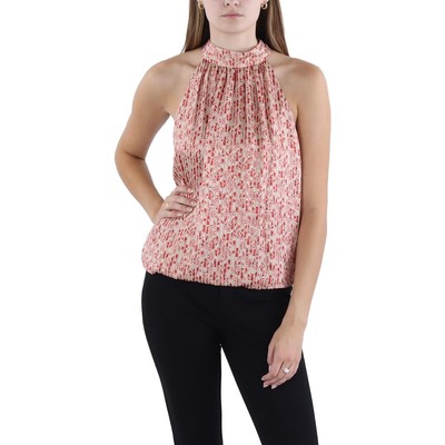Женская бежевая рубашка на бретелях с принтом Alice and Olivia L BHFO 5396