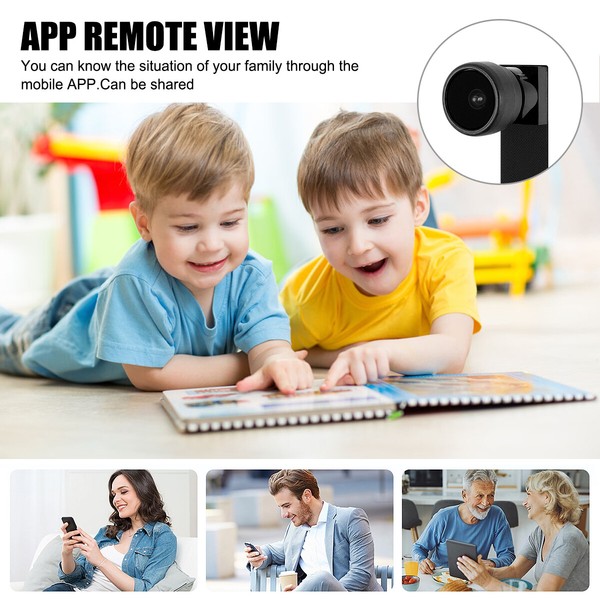 HD 1080P Wireless Nanny Cam Mini Camera DIY Pinhole Hidden Security IP DVR US - Image 6
