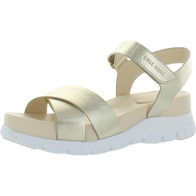

Женские сандалии Cole Haan ZEROGRAND Gold Slingback 6.5 Medium (B,M) BHFO 0780, Gold metallic leather, ZEROGRAND