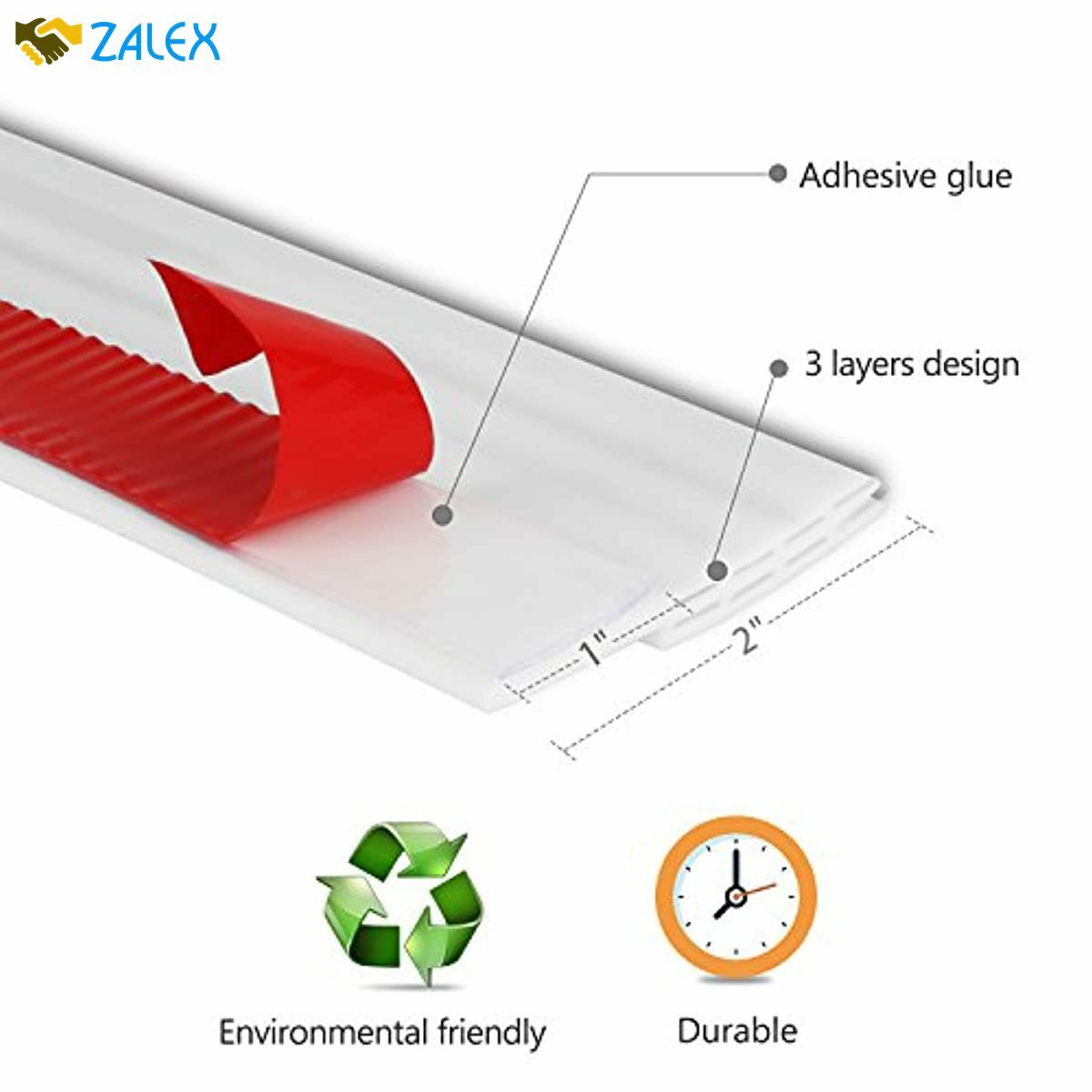 BAINING Door Draft Stopper Door Sweep for Exterior