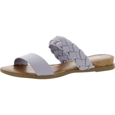 Sun + Stone Womens Easten Slip On Flat Slide Sandals Shoes BHFO 7850