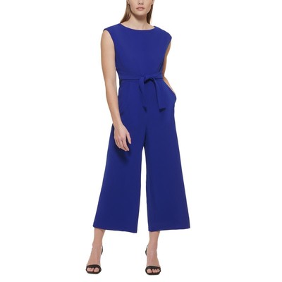 

Женский синий комбинезон без рукавов с завязками на талии Calvin Klein  BHFO 5142, Ultramarine