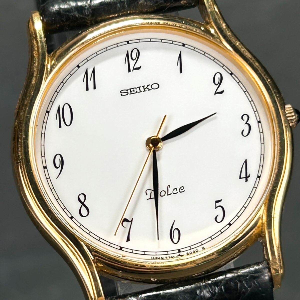 稼働 SEIKO Dolce メンズ腕時計7741-6030 Exc+5] Seiko Dolce 7741-6030 White Dial Quartz Men's Watch