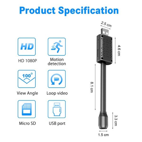 HD 4k Mini WIFI Smart DIY Camera Pinhole DVR Wireless Night Vision Motion Sensor - Image 13