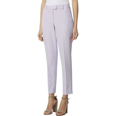 TAHARI Womens Purple Wear To Work Брюки прямого кроя Petites 14P