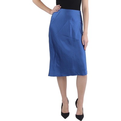 Vince Womens Blue Pull on Knee-length Skirt Slip S BHFO 5267