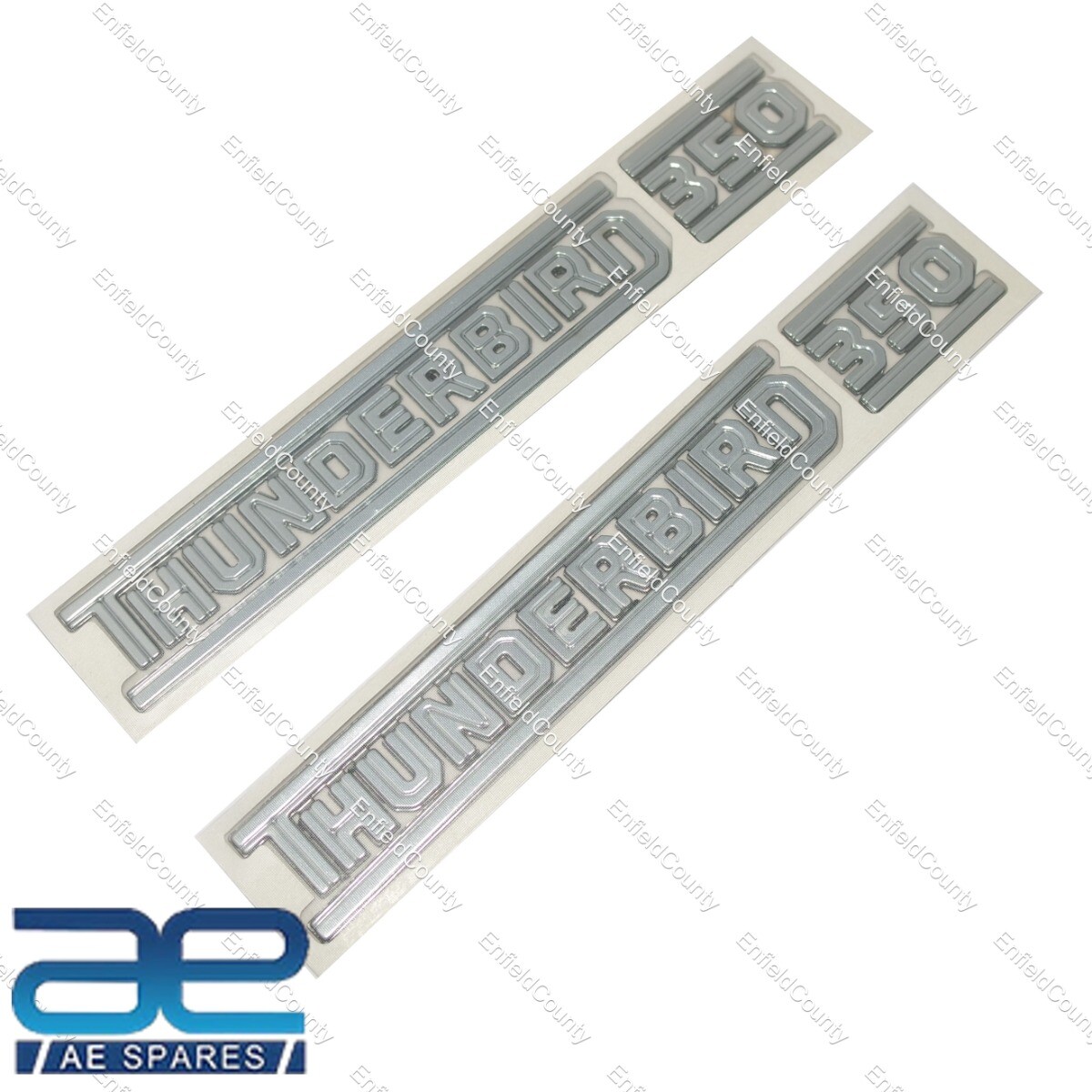 Tool Box Logo Emblem Badge Set Customized Thunderbird 350 