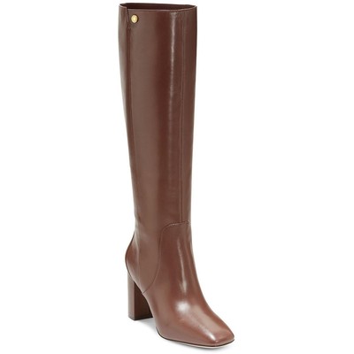 

Коричневые женские сапоги до колена Cole Haan Valley, обувь 9, средний (B,M) BHFO 8113, Chestnut leather, Valley